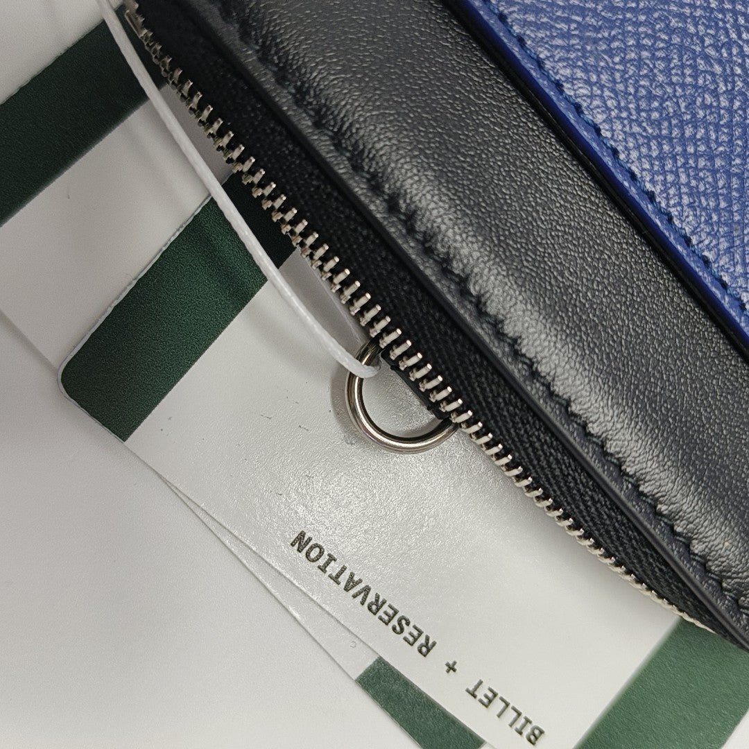 Calfskin Wallet Blue