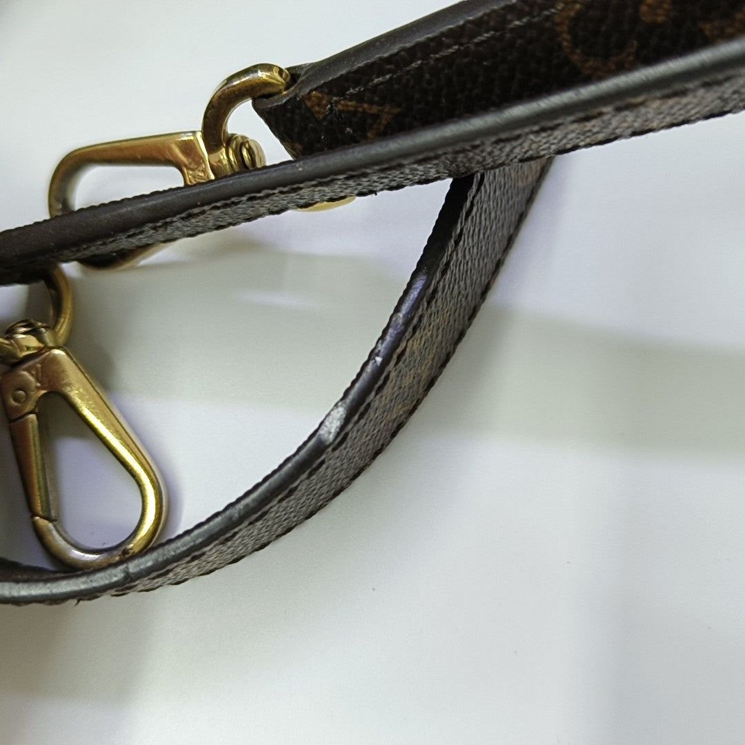 MONTAIGNE Monogram Coated Canvas Brown