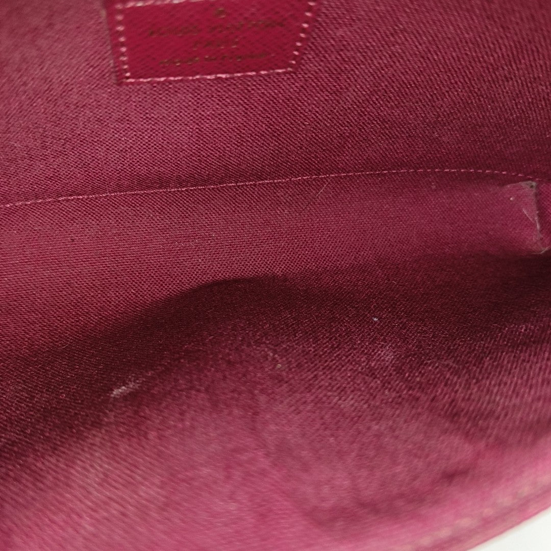 FÉLICIE Monogram Coated Canvas Brown