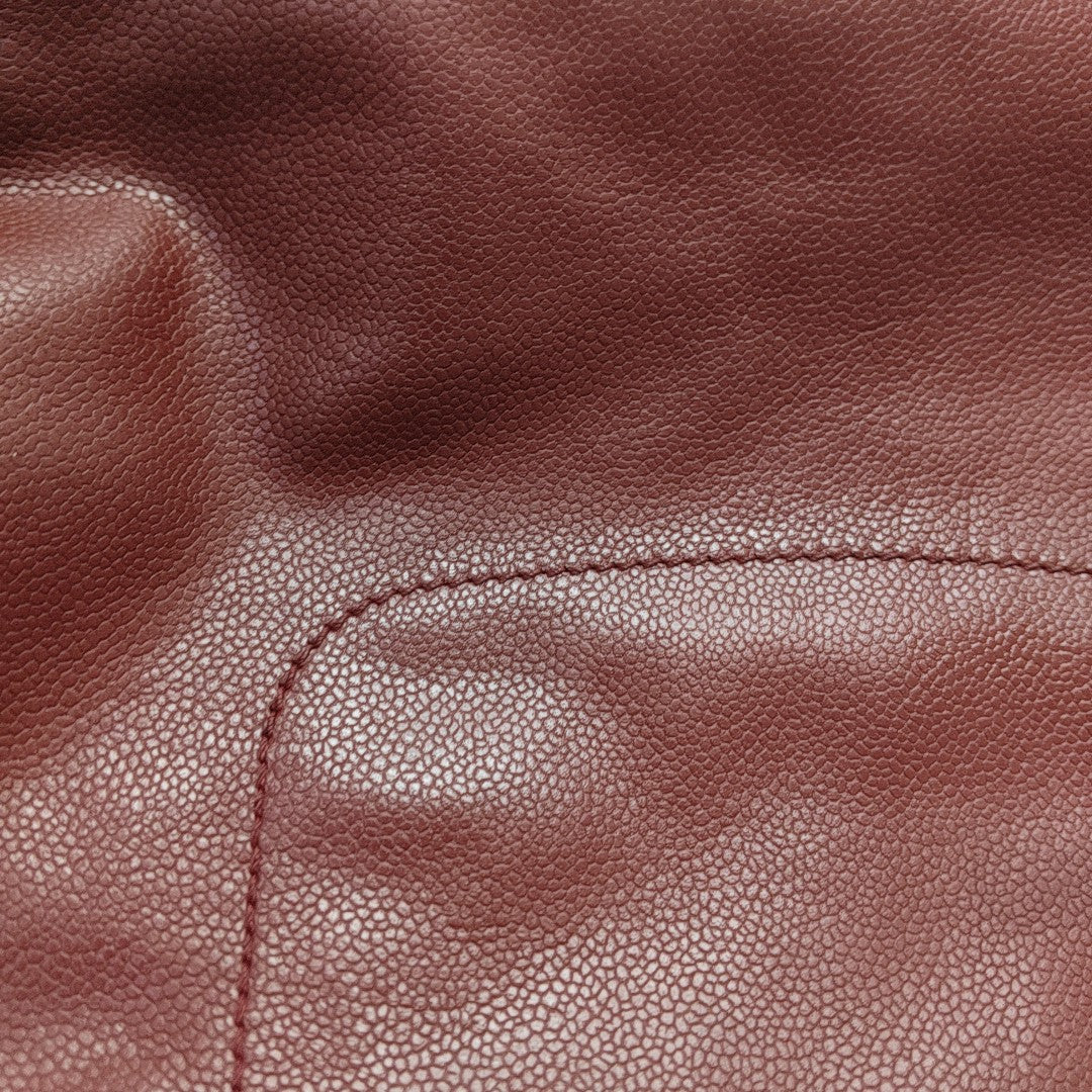Calfskin Shoulder Bag Red