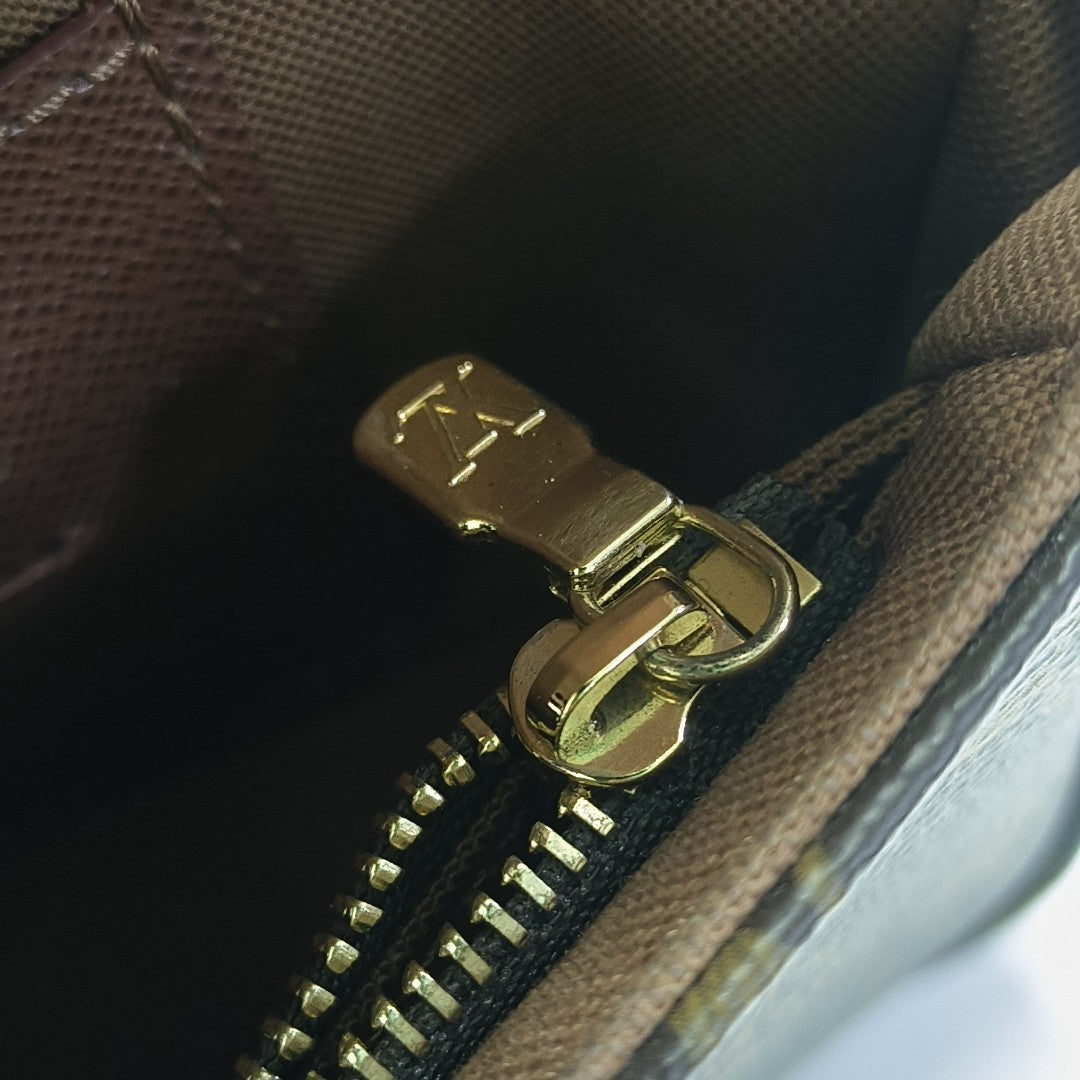 IVY Monogram Coated Canvas Brown