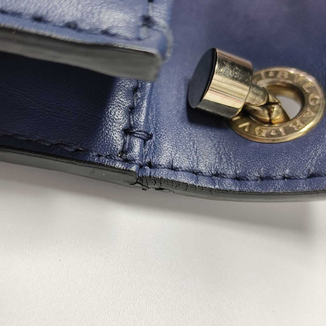 SERPENTI FOREVER Small Quilted Calfskin Blue