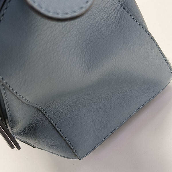 Puzzle Small Calfskin Blue