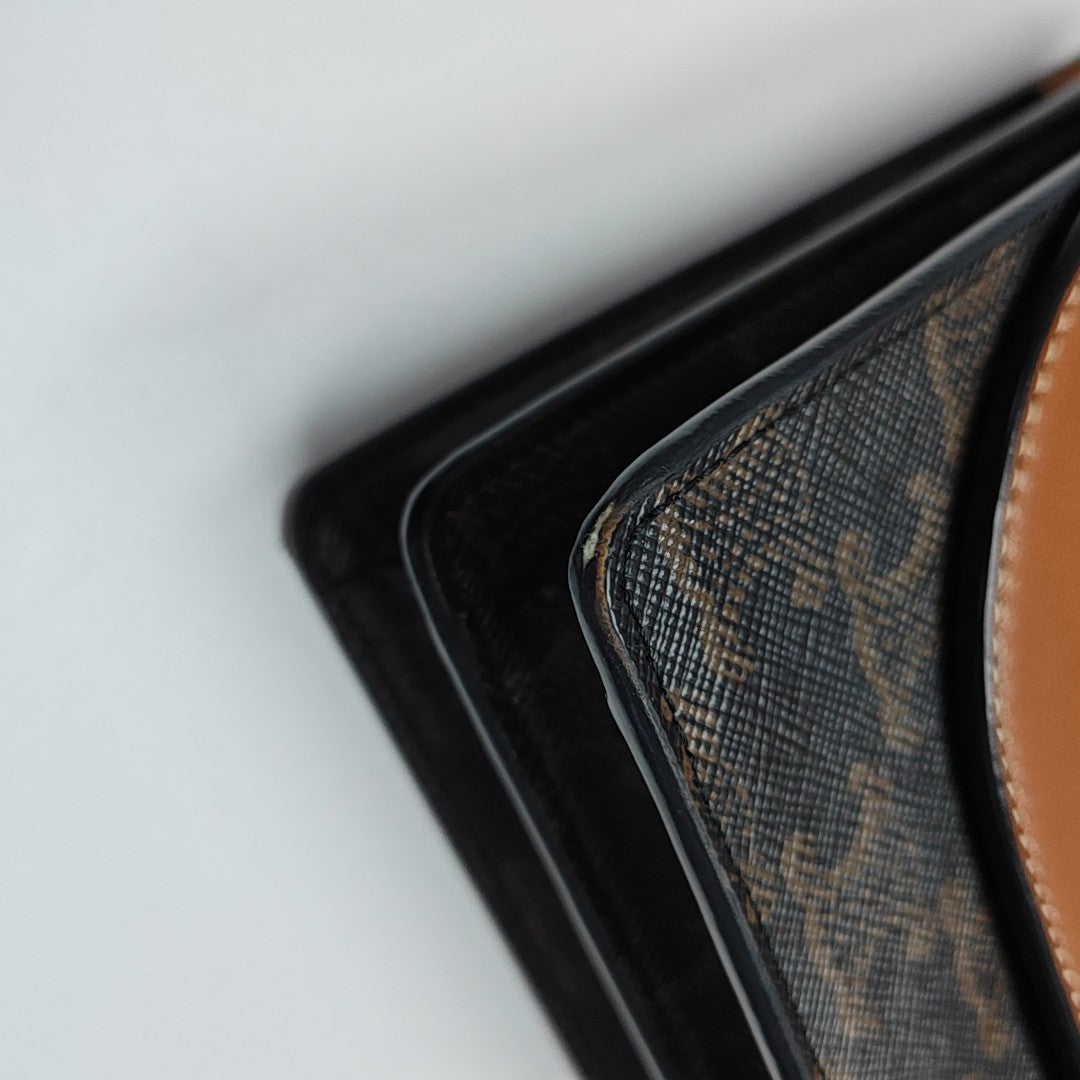 TRIOMPHE CANVAS Small Coated Canvas Brown