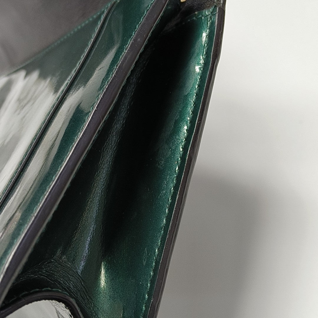 SERPENTI FOREVER Patent Leather Green
