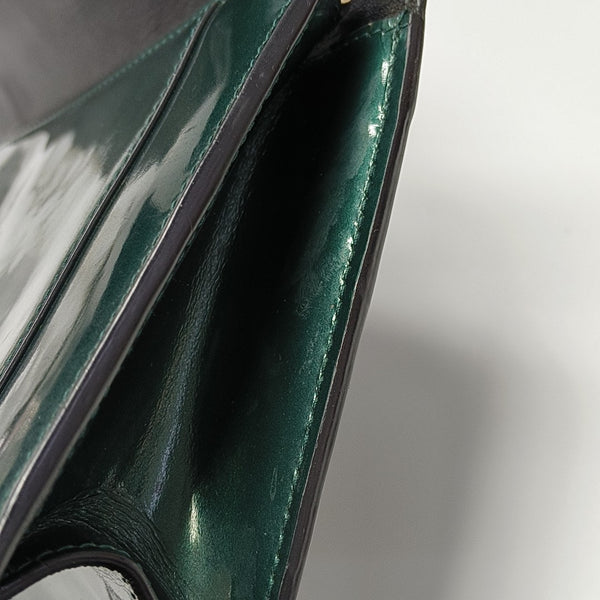 SERPENTI FOREVER Patent Leather Green