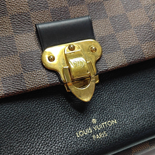 VAVIN PM Damier Ebene Coated Canvas Brown