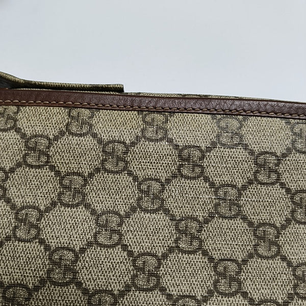 GG Messenger Monogram Coated Canvas Beige