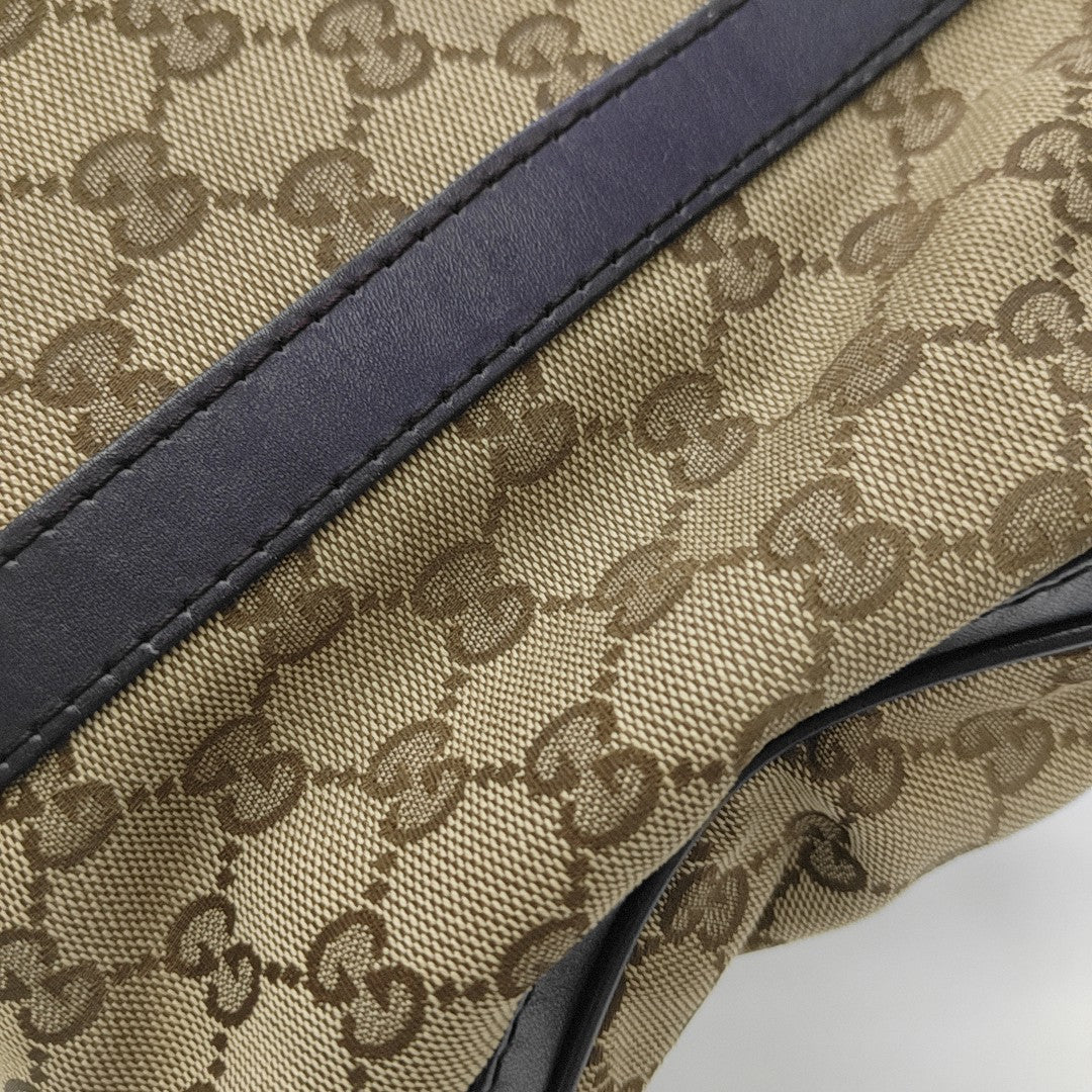 Boston Monogram Canvas Beige