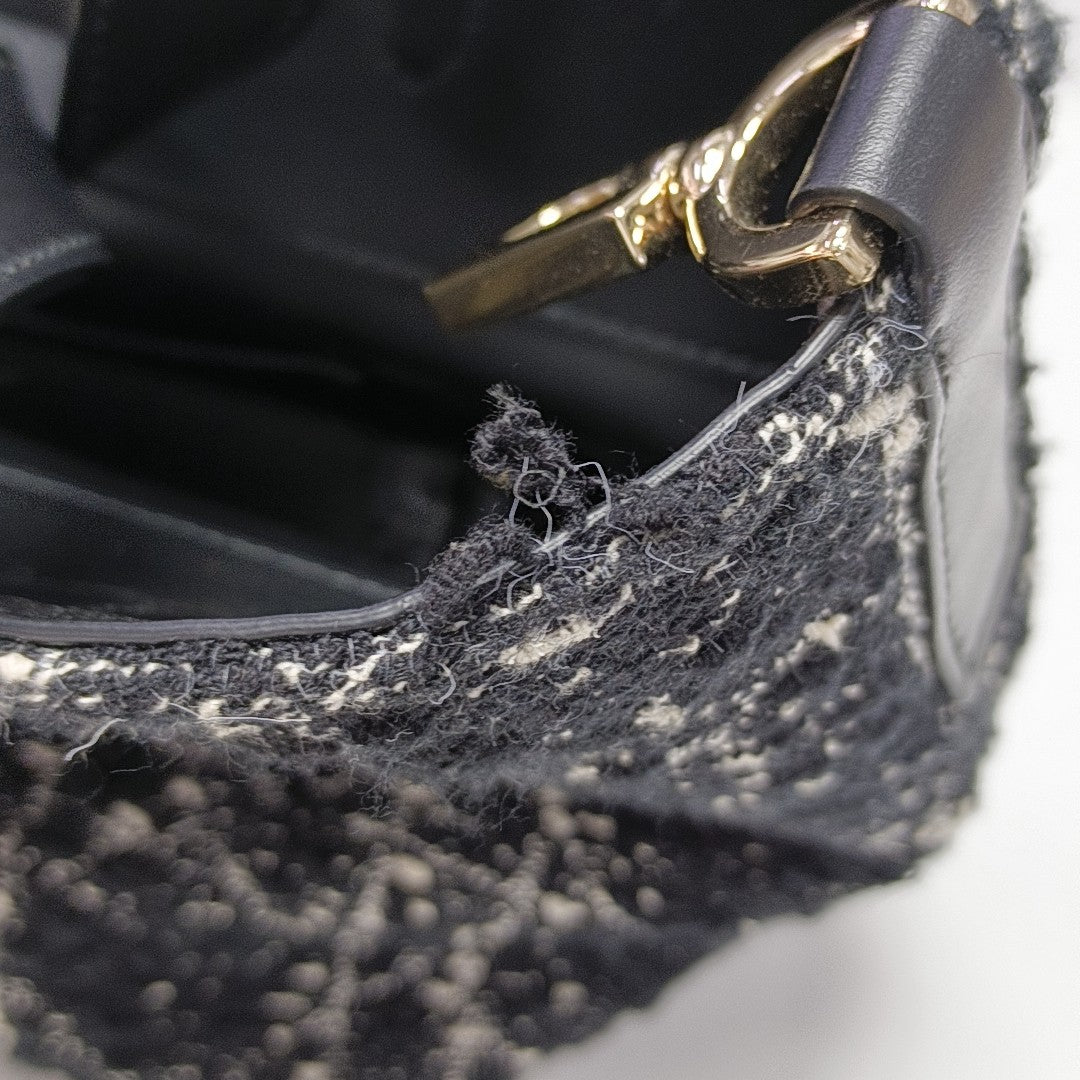 Toujours Small Cannage Wool Black