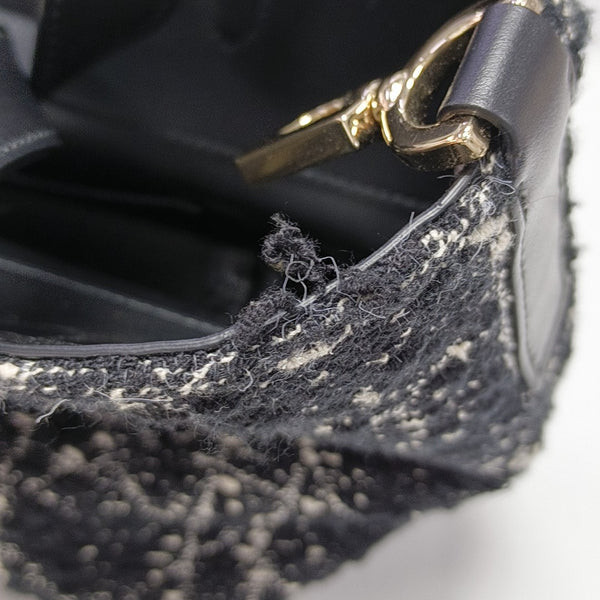 Toujours Small Cannage Wool Black