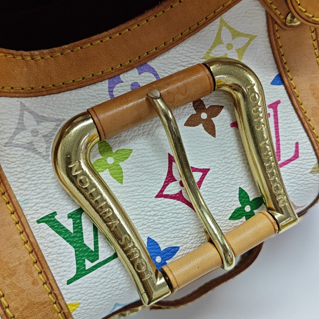 LV × TM THEDA GM Monogram Coated Canvas White