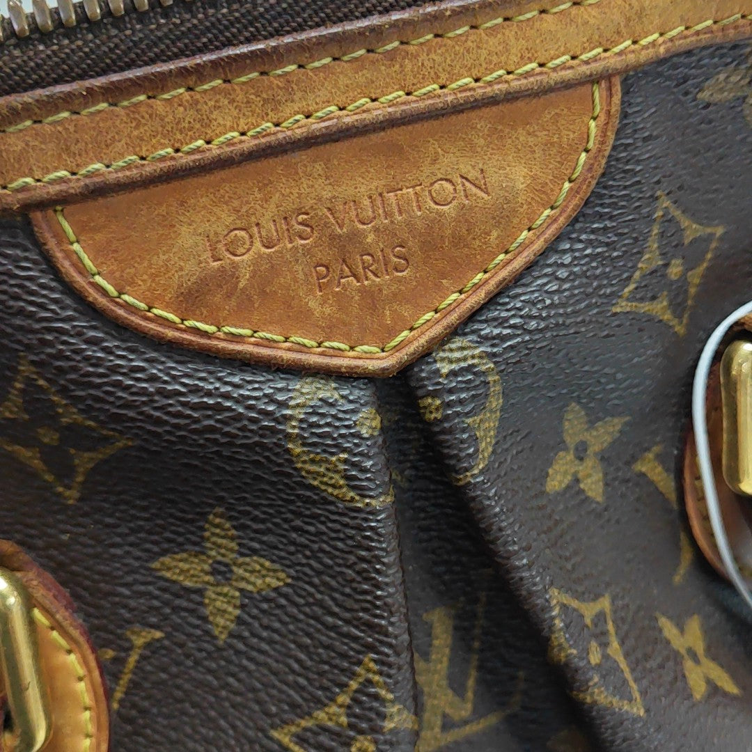 PALERMO PM Monogram Coated Canvas Brown