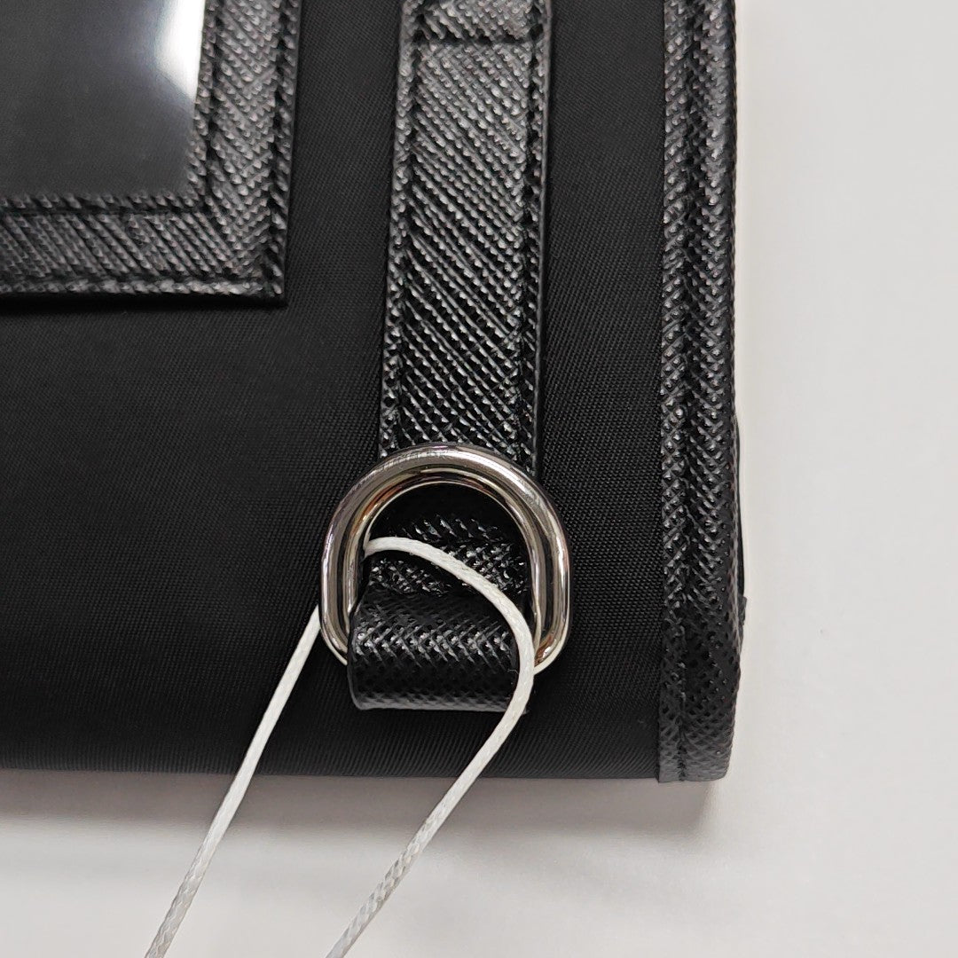 Fold Wallet Nylon Black