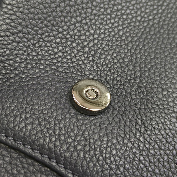 Saddle Medium Calfskin Gray