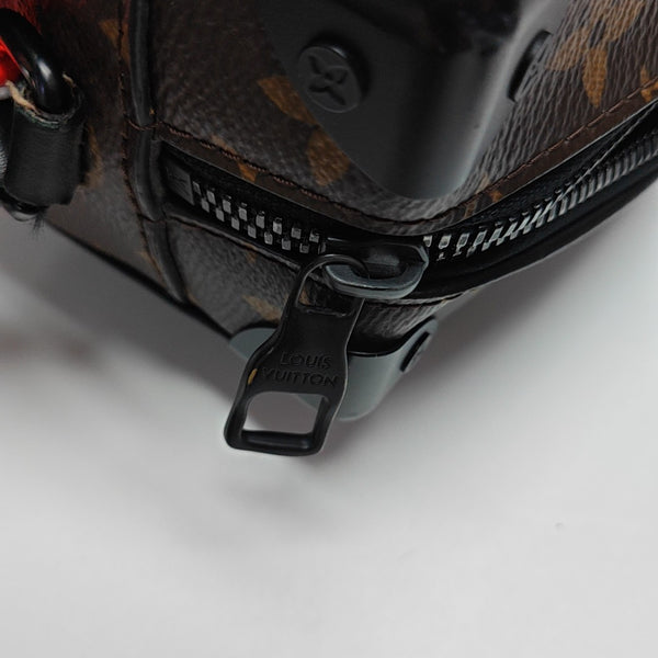 SOFT TRUNK Mini Monogram Coated Canvas Brown