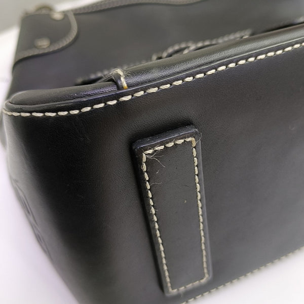 Calfskin Shoulder Bag Black