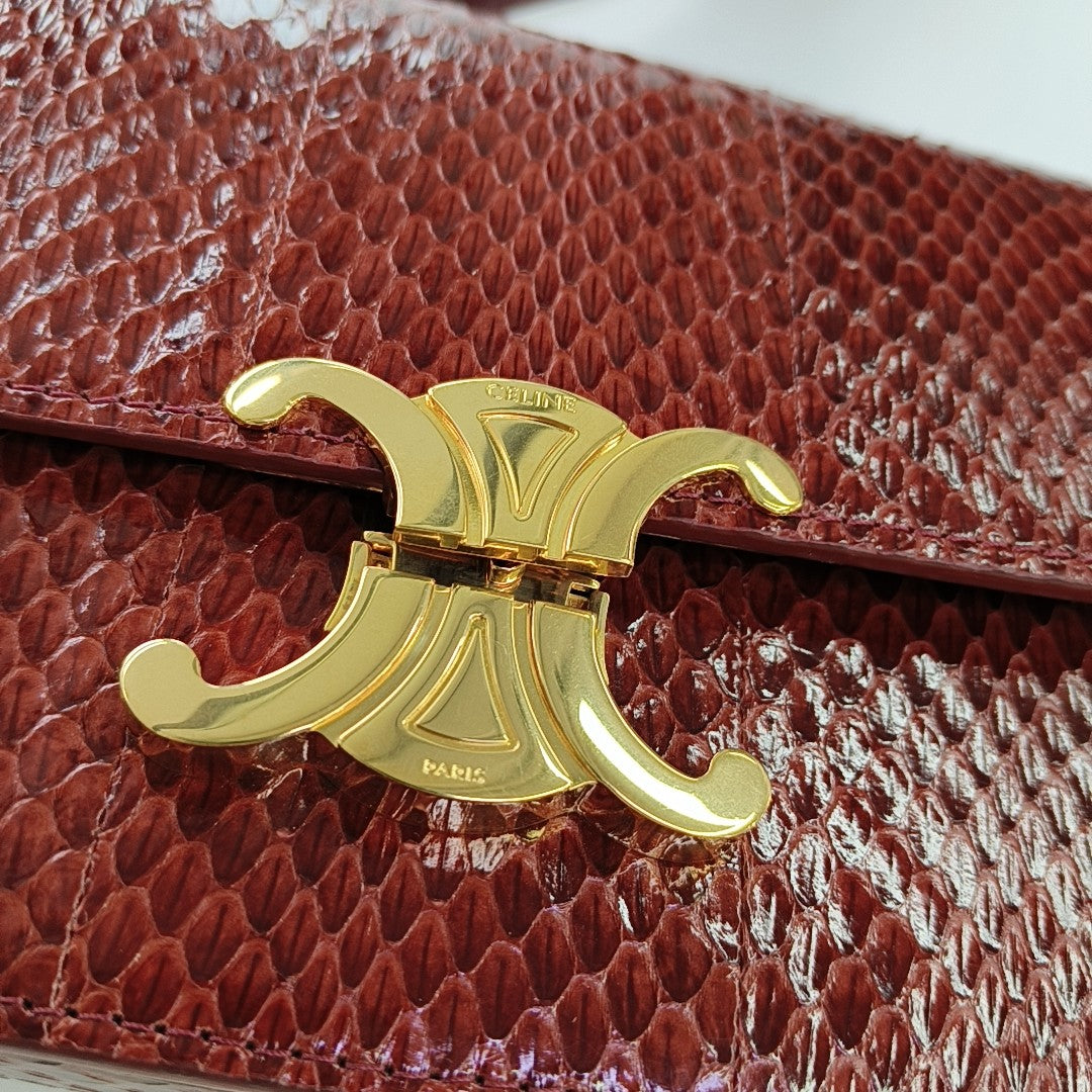 TRIOMPHE Small Python Red