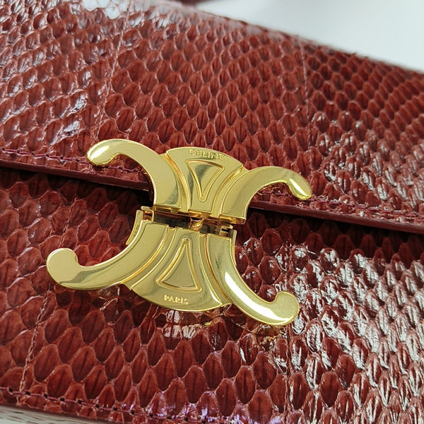 TRIOMPHE Small Python Red