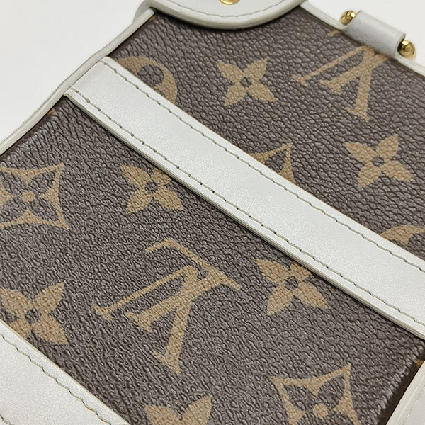 SOFT TRUNK Monogram Coated Canvas Brown
