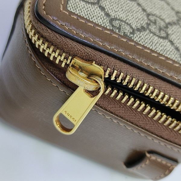 Retro Mini Monogram Coated Canvas Black