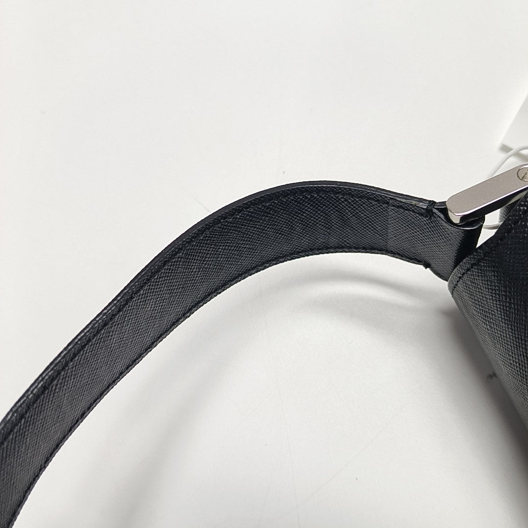 Calfskin Shoulder Bag Black