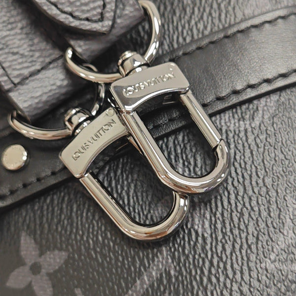 KEEPALL Mini Monogram Coated Canvas Black