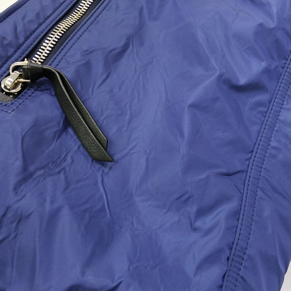 Nylon Shoulder Bag Blue