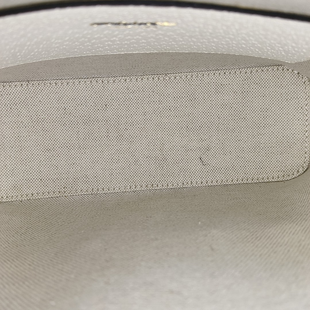 Authenticated pre-owned  Horsebit 1955 Mini Leather White - Shoulder Bag at Looply