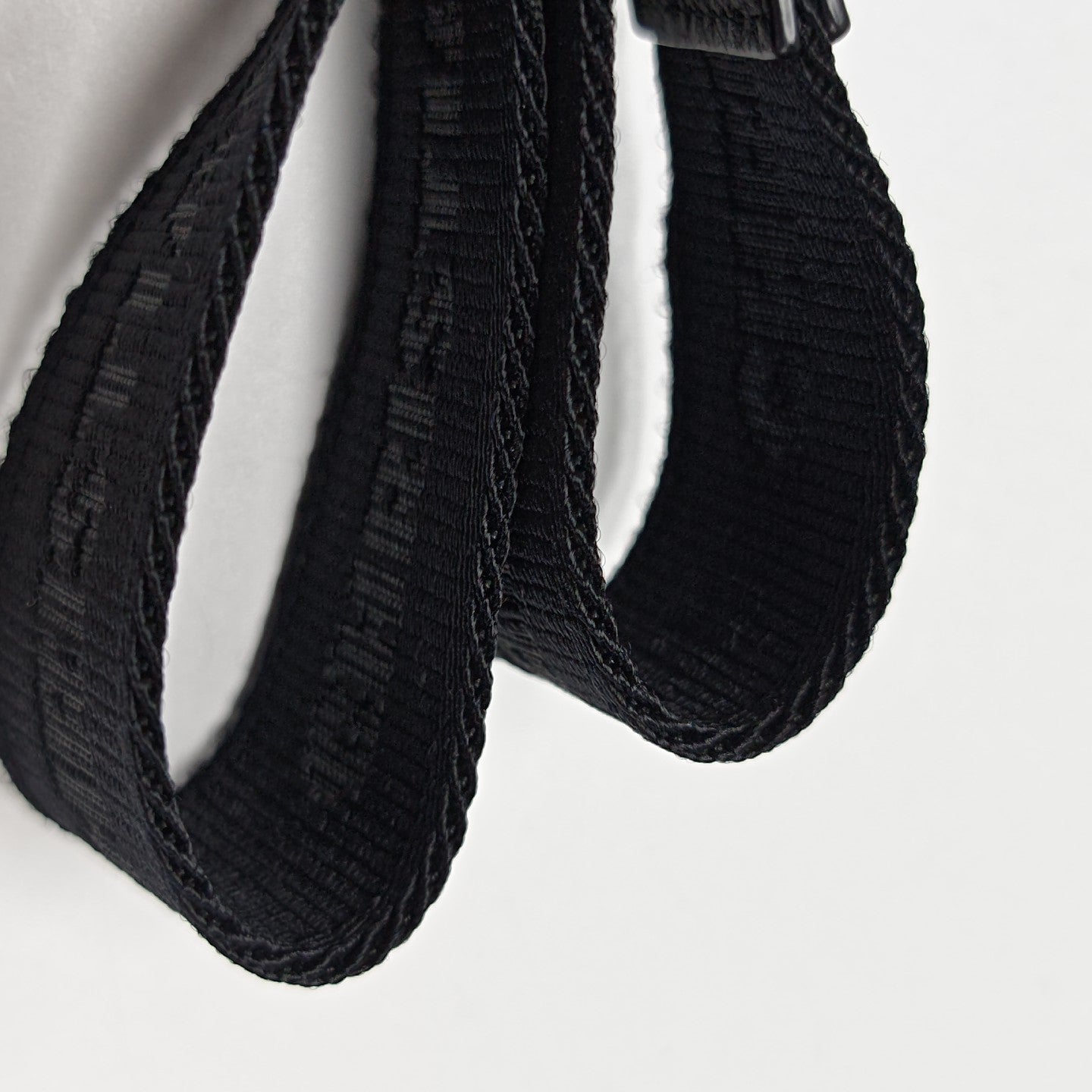 Saddle Small Oblique Canvas Black