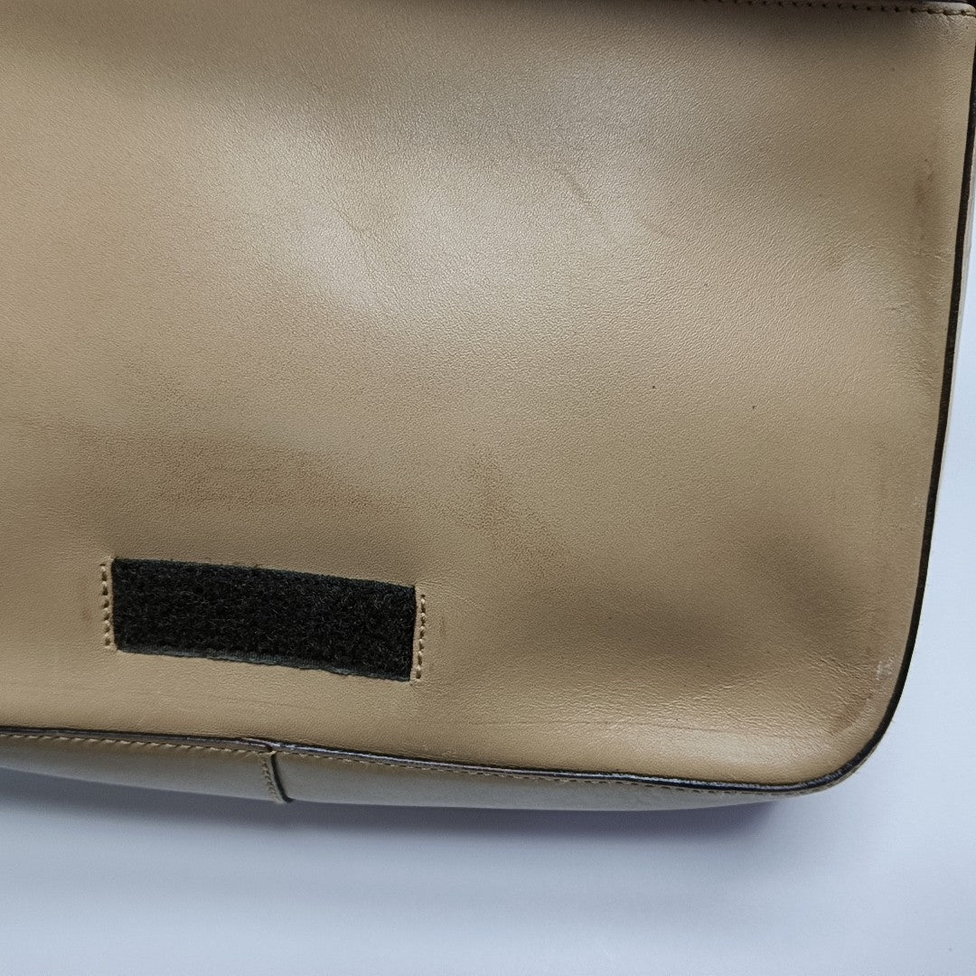 Calfskin Shoulder Bag Beige