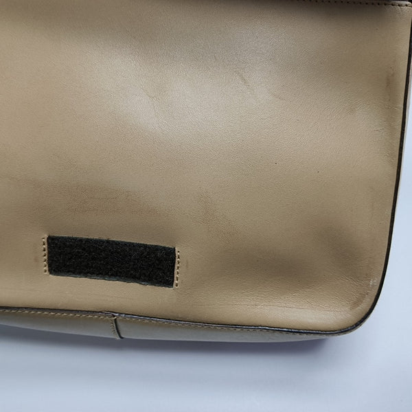 Calfskin Shoulder Bag Beige