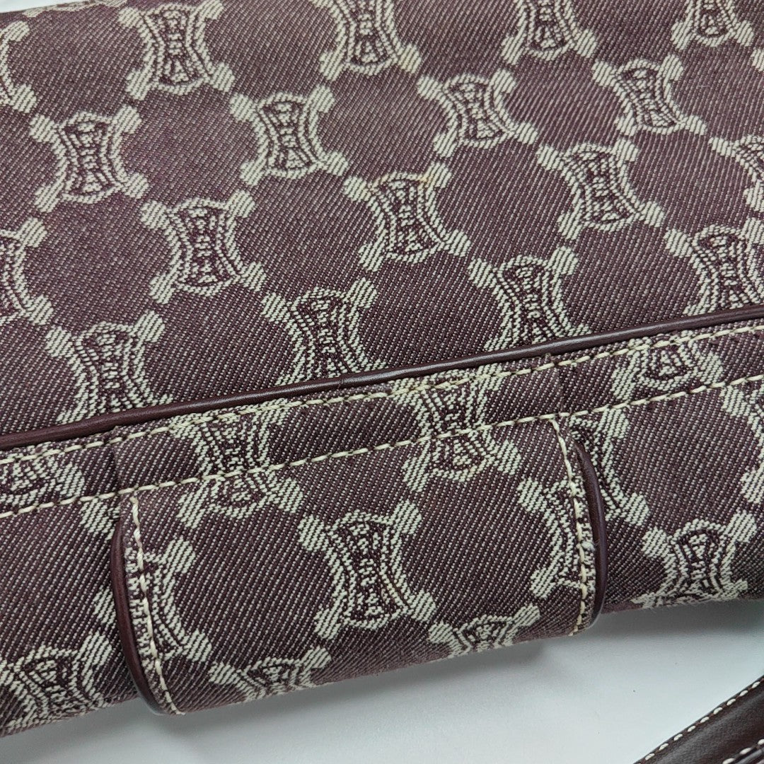 METALLIC Fabric Red