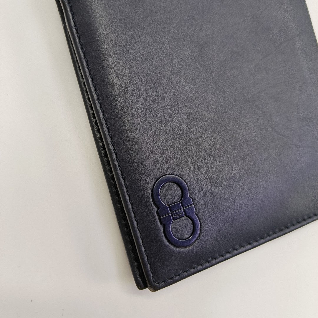 SF Calfskin Blue Wallet