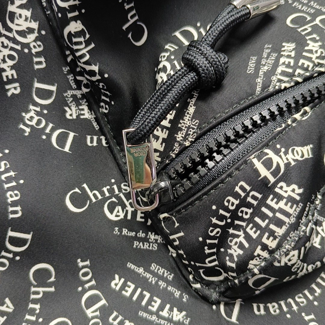 Fabric Backpack Black