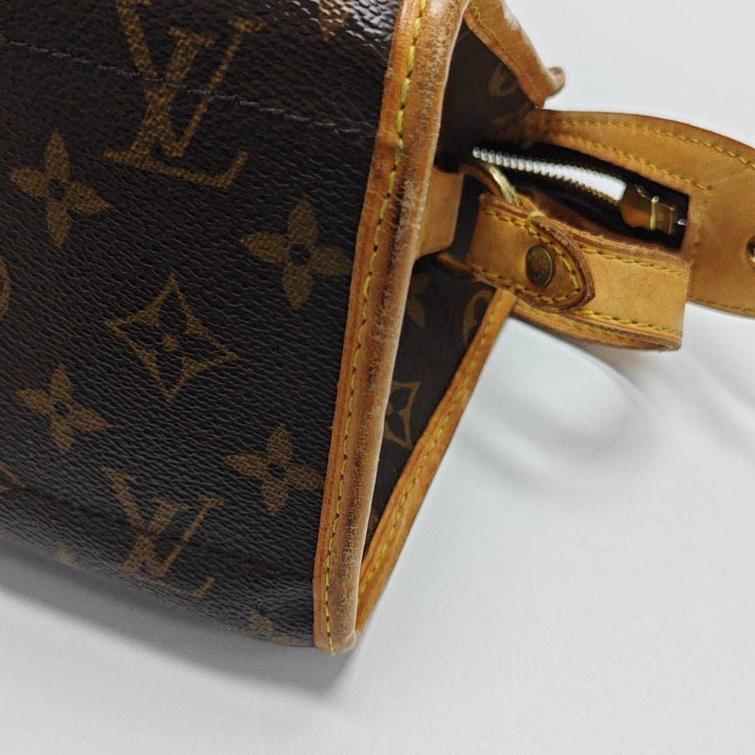 POPINCOURT Monogram Coated Canvas Brown