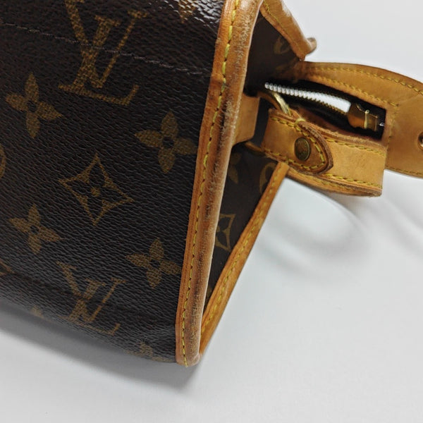 POPINCOURT Monogram Coated Canvas Brown