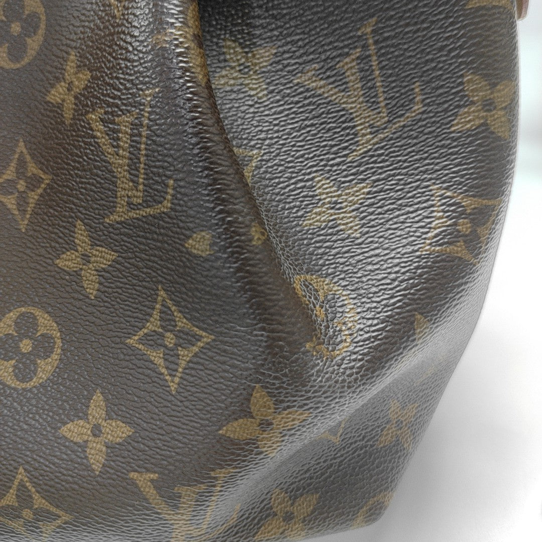 TURENNE Monogram Coated Canvas Brown