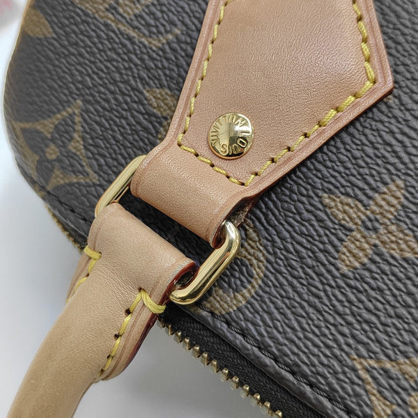 SPEEDY 20 Monogram Coated Canvas Brown
