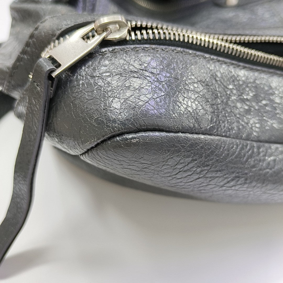 Lambskin Backpack Gray