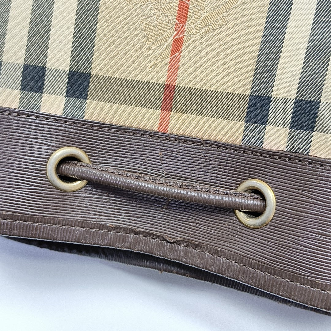 Canvas Bucket Bag Beige