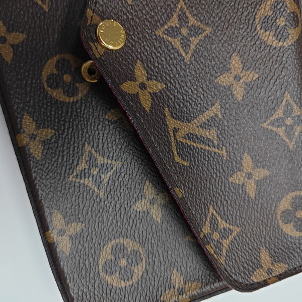 FÉLICIE Monogram Coated Canvas Brown