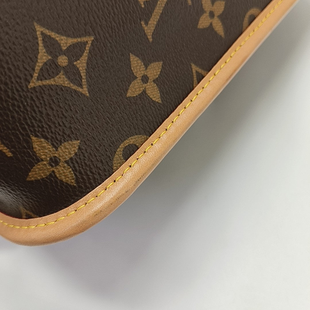 DIANE Monogram Coated Canvas Brown