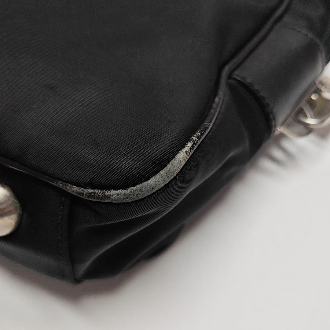 Nylon Tote Bag Black