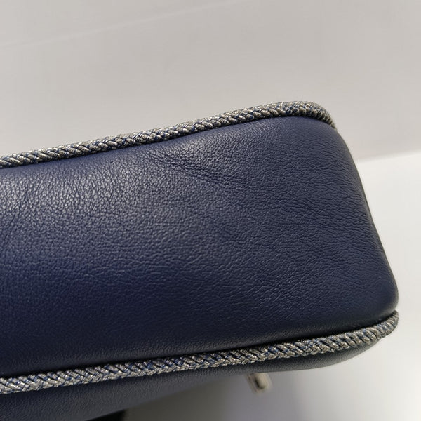 MADISON Quilted Calfskin Blue