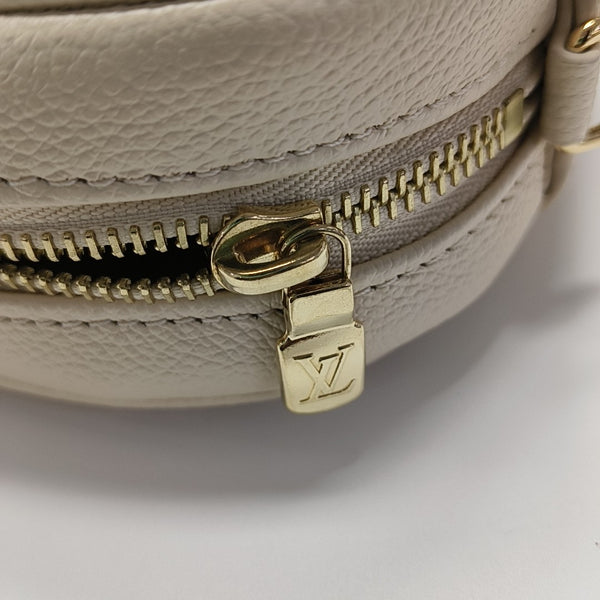 Monogram Calfskin Shoulder Bag Mini Beige