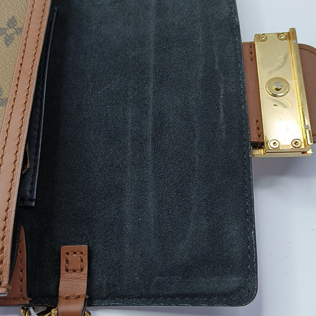 DAUPHINE WOC Monogram Coated Canvas Brown