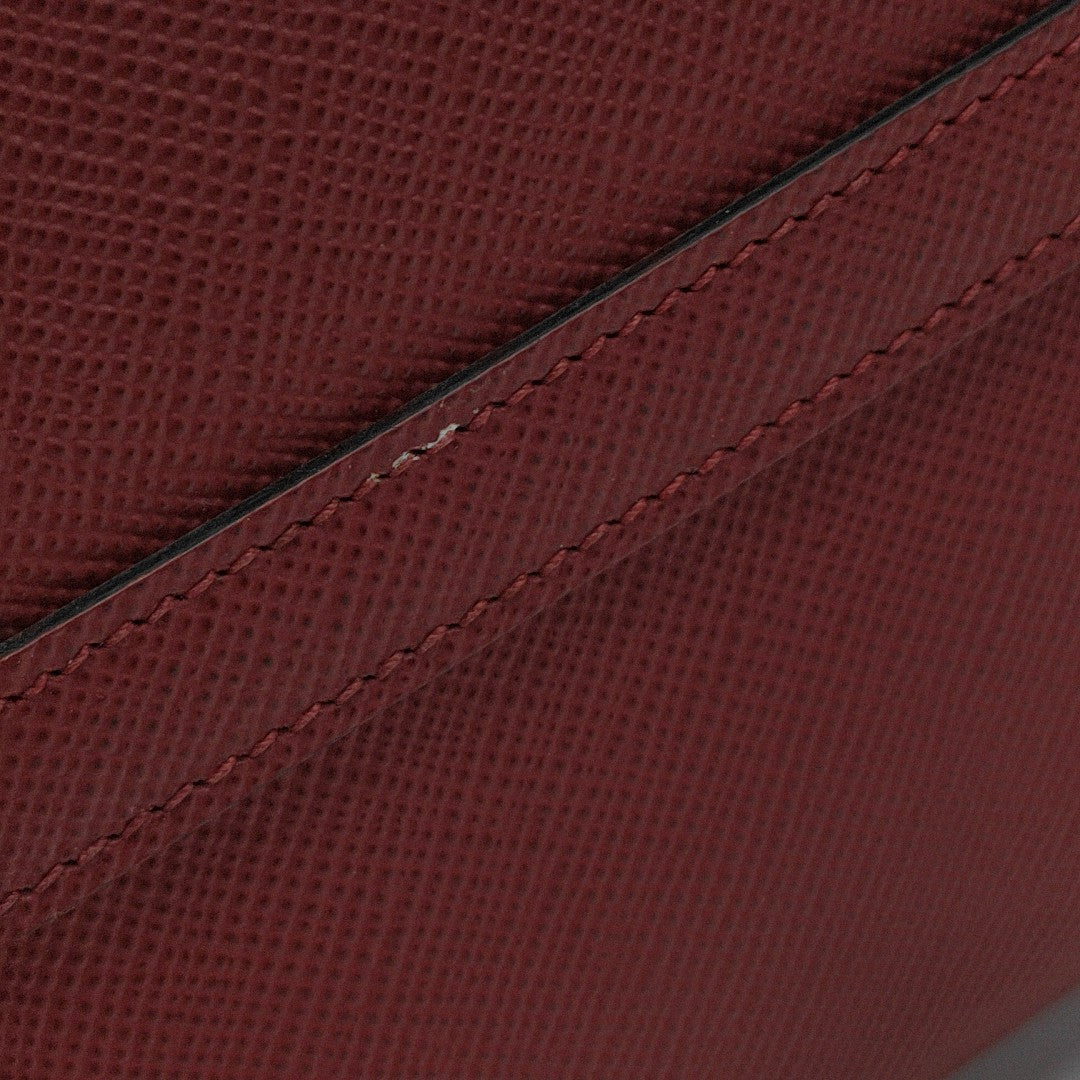 Monochrome Calfskin Red