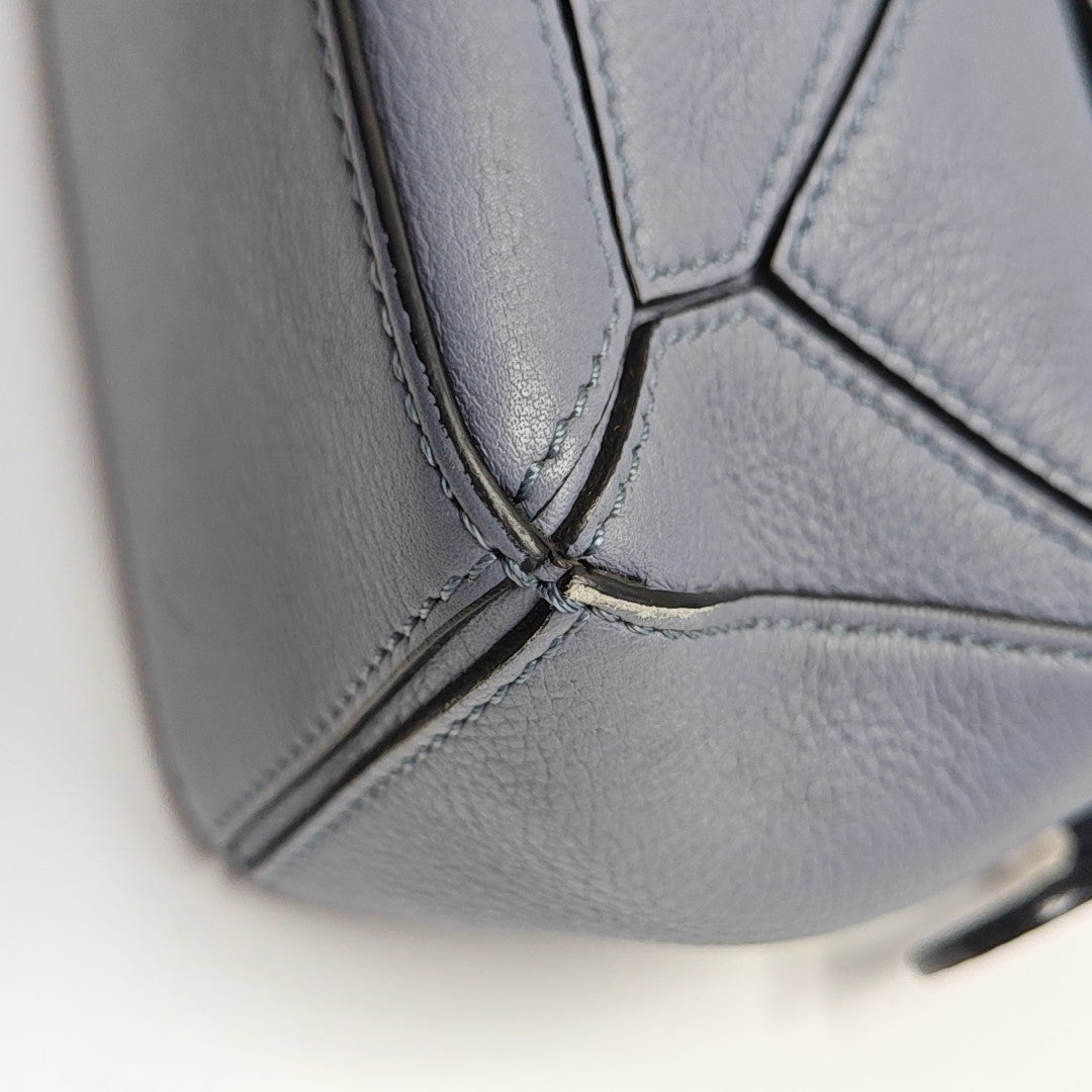 Puzzle Mini Calfskin Blue