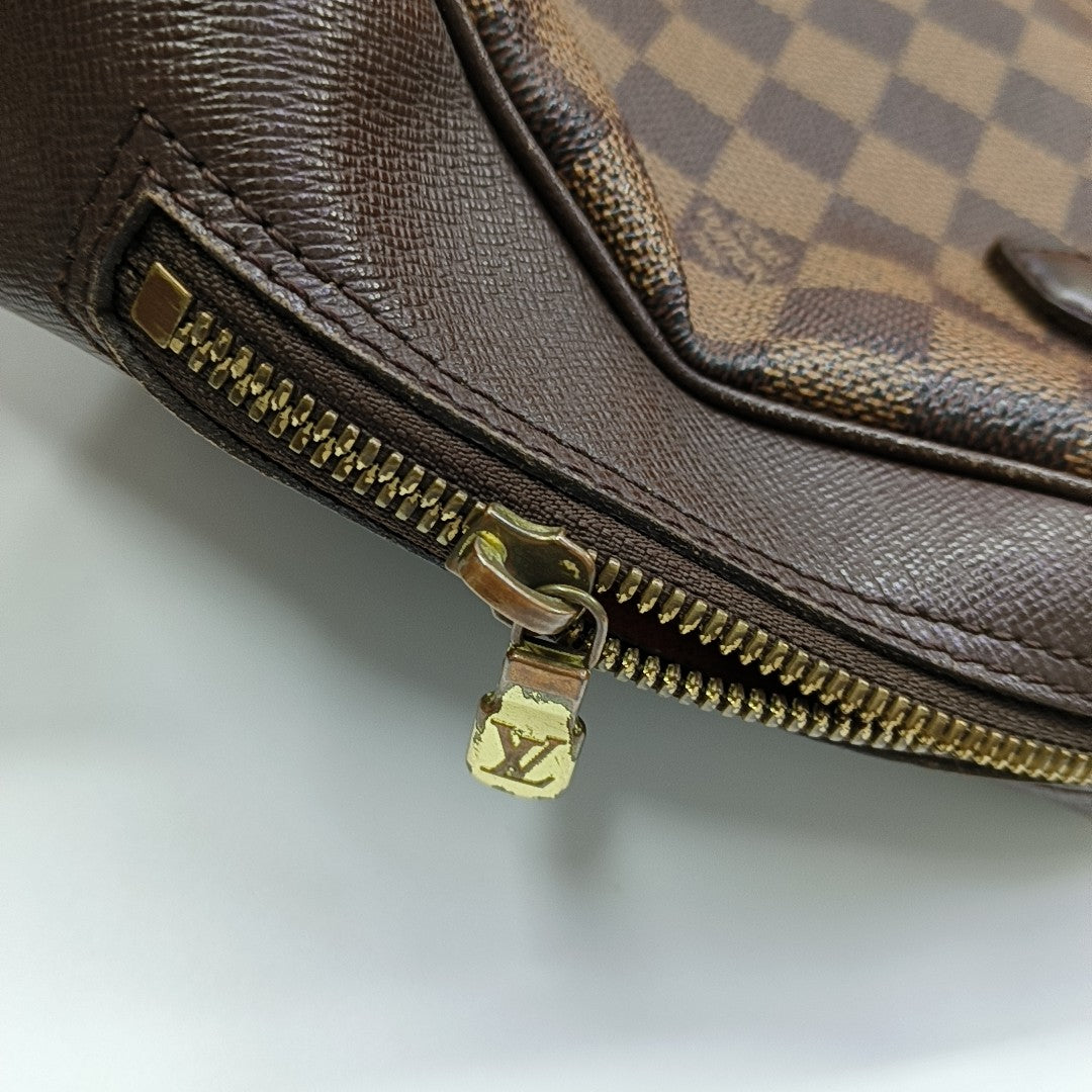 BRERA Damier Ebene Coated Canvas Brown